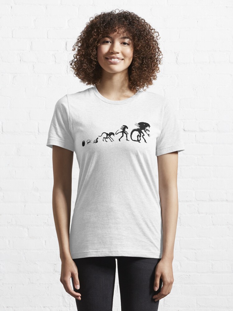 Alternate view of Xenomorph Alien Evolution Essential T-Shirt