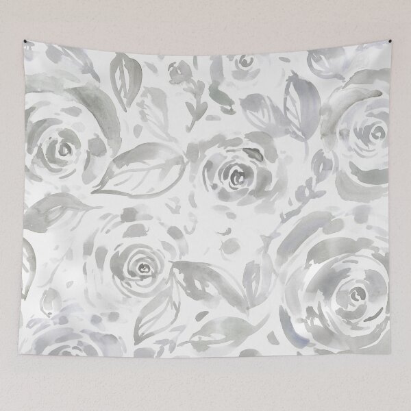 Item preview, Evelyn Gray Floral designed and sold by handandhart.