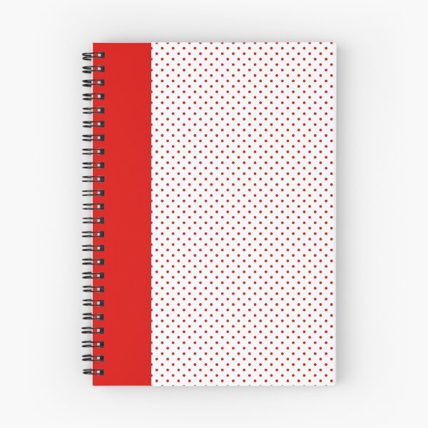 Item preview, Red Dots on White 2 designed and sold by wordznart.