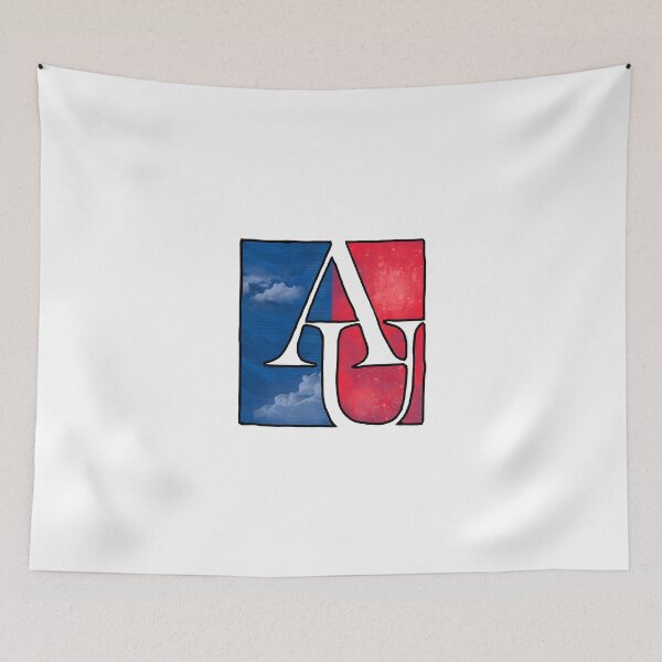 Item preview, American University textured graphic designed and sold by Melanie L.