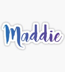 Maddie Name Stickers | Redbubble