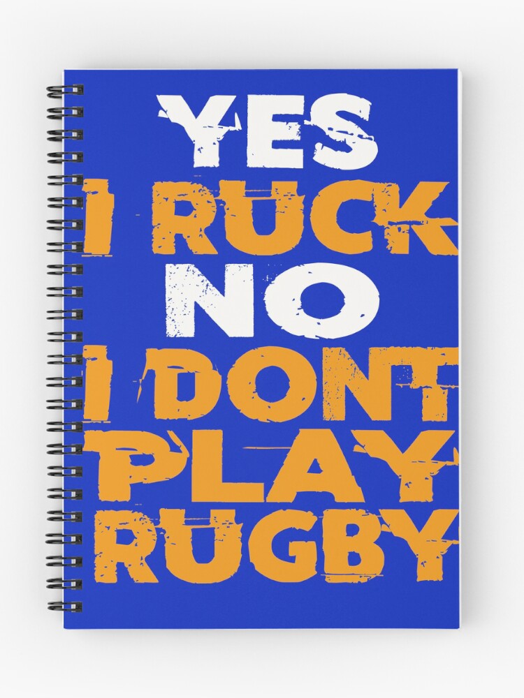 Thumbnail 1 of 3, Journal, I RUCK I DONT PLAY RUGBY designed and sold by AlphaMoon.