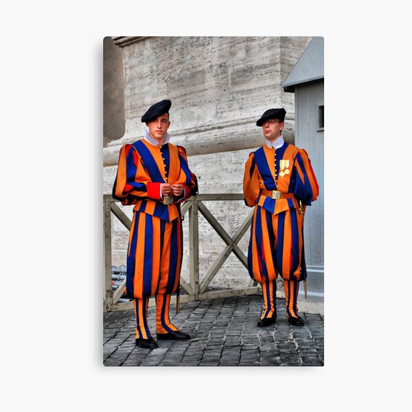 Papal Swiss Guards Canvas Print