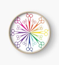 Scissors! Clock