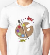 art board Artist Painter Brush Paint Present Unisex T-Shirt