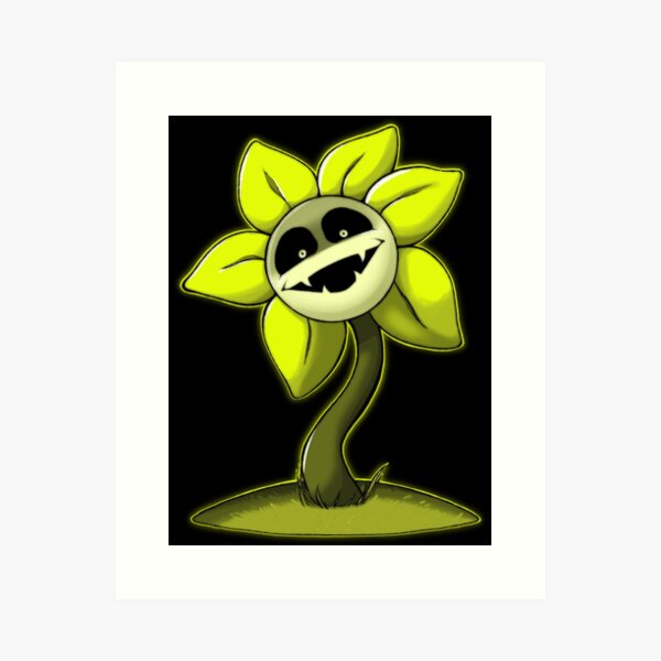 Undertale - Flowey Art Print for Sale by kieyRevange