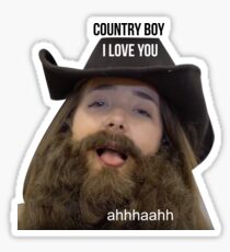Jenna Marbles Country Boy Vine Sticker