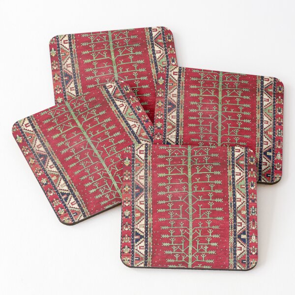 Item preview, Kazak  Antique Caucasian Rug Print designed and sold by Vicky Brago-Mitchell®.