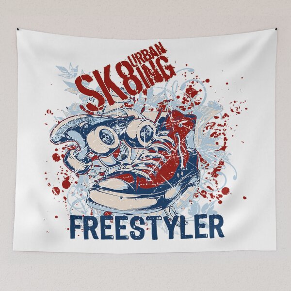 Item preview, Urban Skating Freestyler Sk8ing designed and sold by leen12 Art Designs Prints.