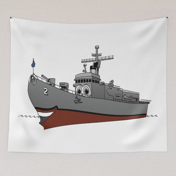 Item preview, Frigate Ship Cartoon designed and sold by Scott Hayes.