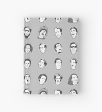 The Many Faces of Nic Cage Hardcover Journal