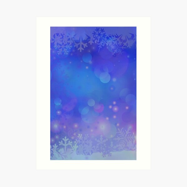 Winter Flowing Art Print