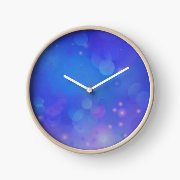 Winter Flowing Clock