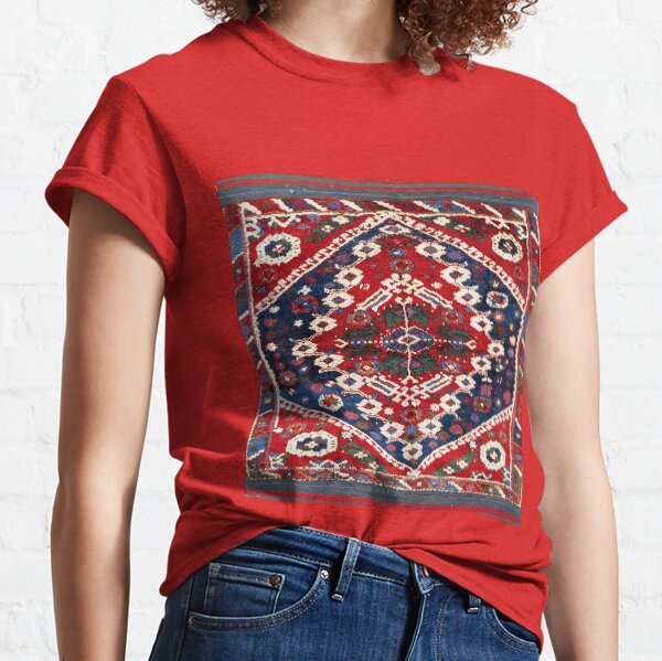 Antiker türkischer Teppich-Druck Kiz Bergama Classic T-Shirt