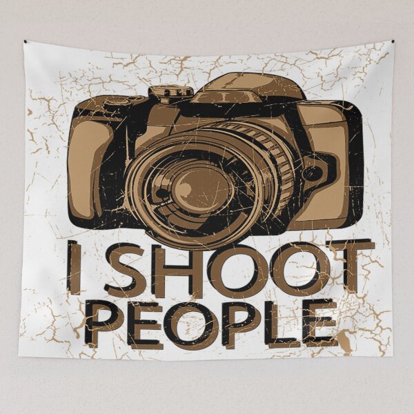 Item preview, I Shoot People Funny Photographer designed and sold by leen12 Art Designs Prints.