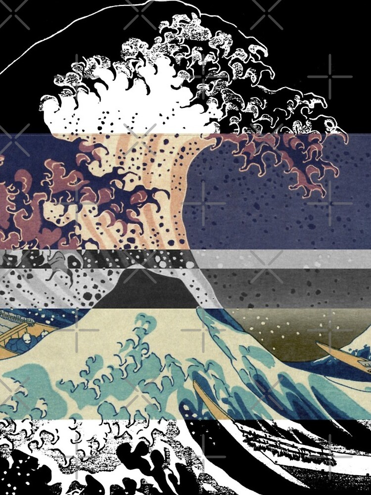 the great wave color glitch by auohx