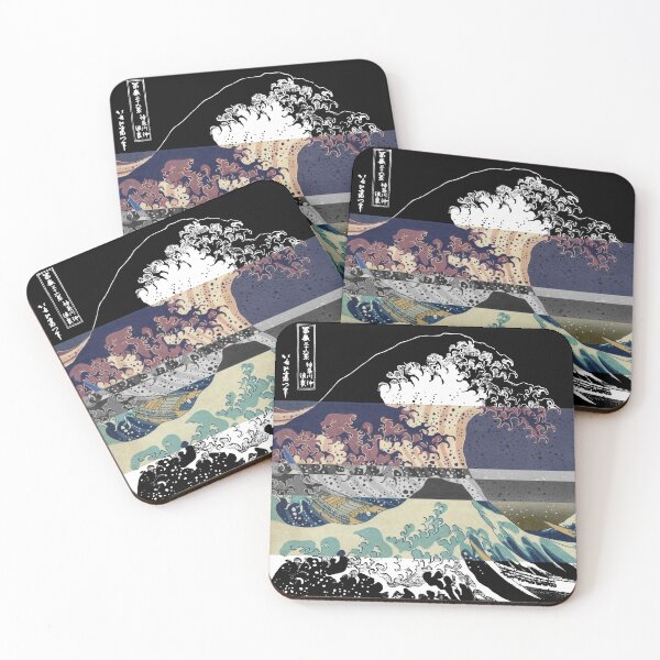 Item preview, the great wave color glitch  designed and sold by auohx.
