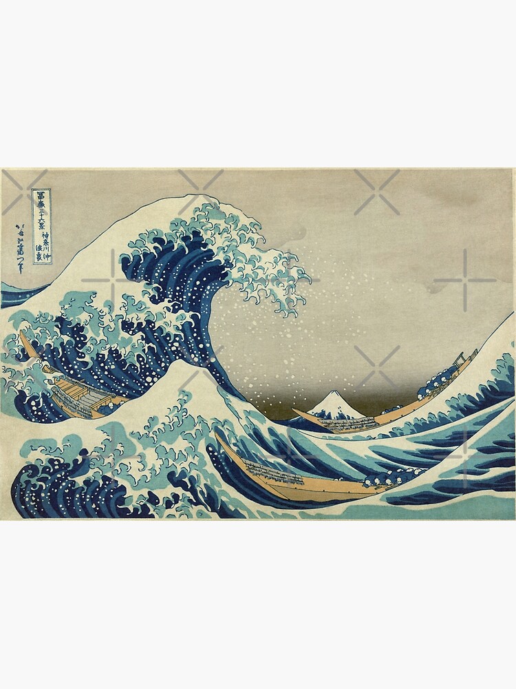 "the great wave off kanagawa" Canvas Print by auohx Redbubble