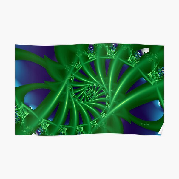 Green Pong Catcher Poster