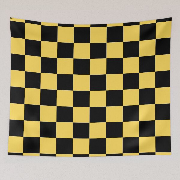 Item preview, Black and Yellow Checkered designed and sold by starrylite.