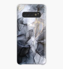 Calm but Dramatic Light Monochromatic Black & Grey Abstract Case/Skin for Samsung Galaxy