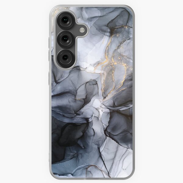 Item preview, Calm but Dramatic Light Monochromatic Black & Grey Abstract designed and sold by Elizabeth  Karlson.