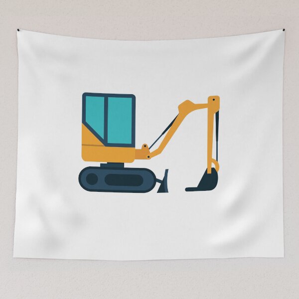 Item preview, Yellow Digger Excavator for Kids designed and sold by vladocar.