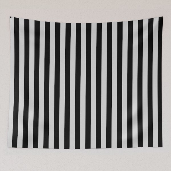 Item preview, Gainsboro Gray and Black Vertical Stripes designed and sold by ColorPatterns.