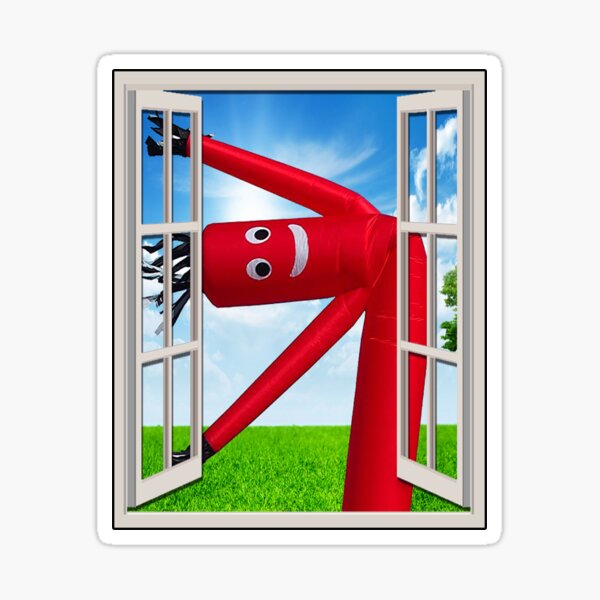 Item preview,  Good Morning! Wacky Waving Inflatable Arm Flailing Tube Man Air Dancer designed and sold by C0SMICALCHEMY.