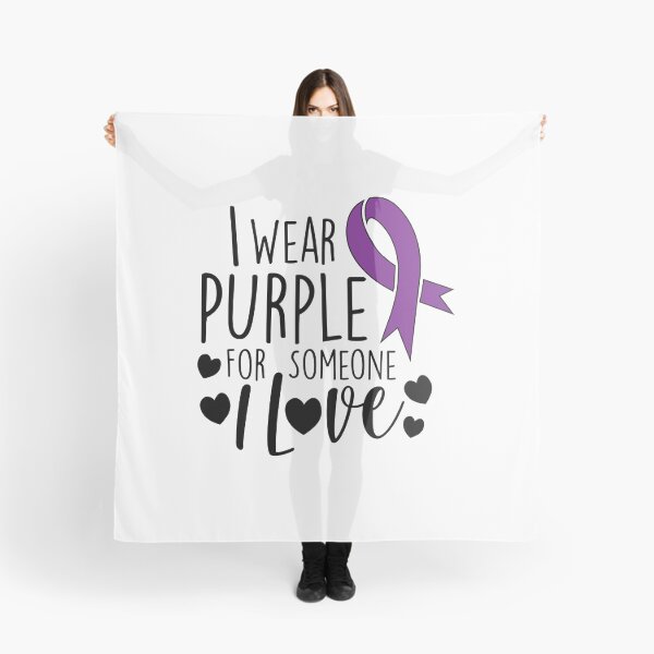 Item preview, I Wear Purple for Someone I Love Alzheimers designed and sold by hadleydesigns.