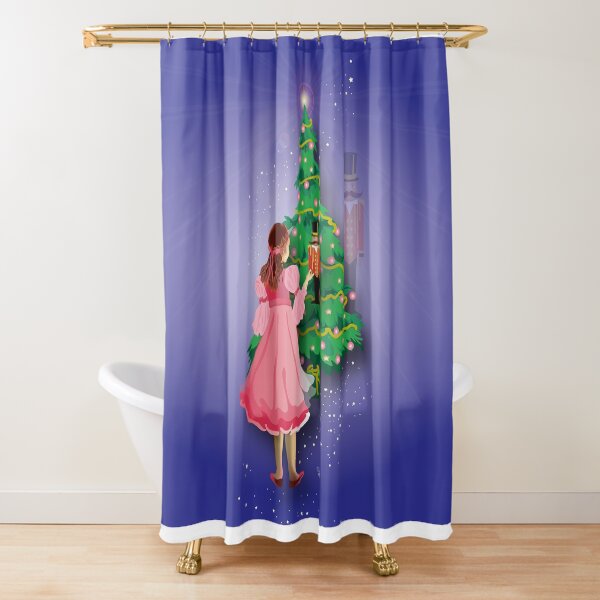 Clara and The Nutcracker Shower Curtain