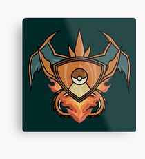 Charizard pokemon shield Metal Print
