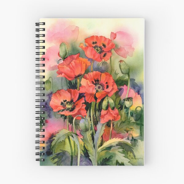 Item preview, Oriental Poppies designed and sold by artbyrachel.