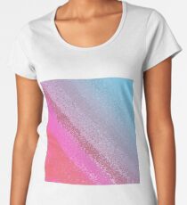 pinks with blue - design lines Women's Premium T-Shirt