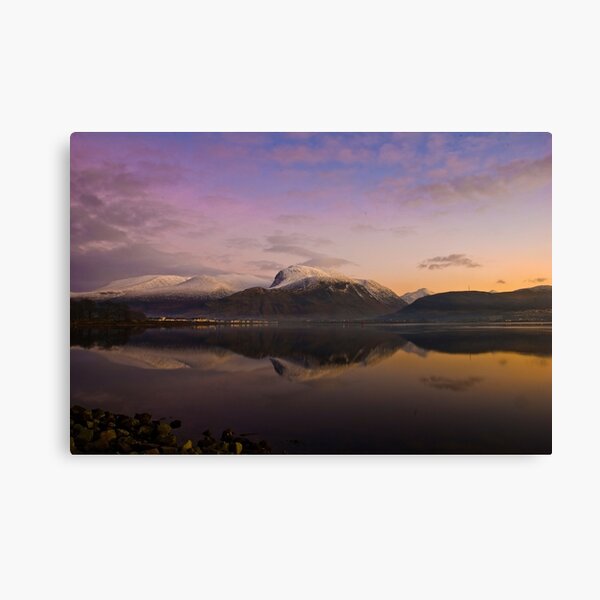 Ben Nevis at twighlight Canvas Print