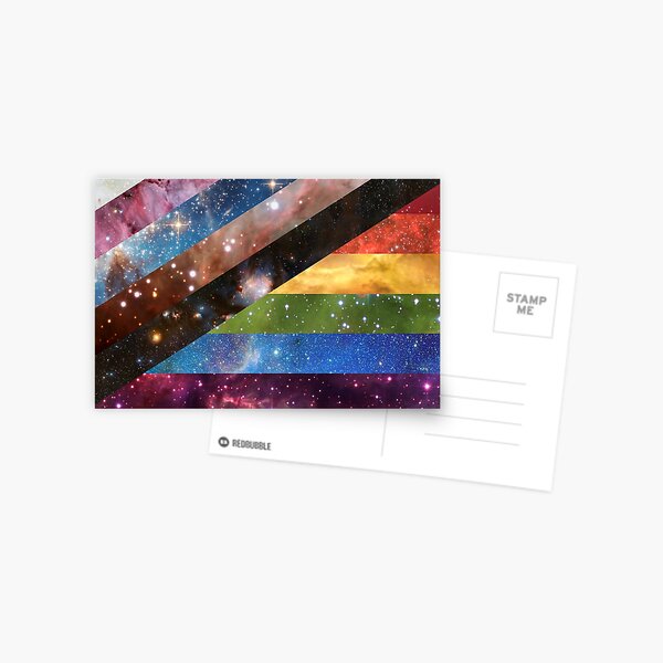 New Pride Flag Designs - Galaxy Edition Postcard