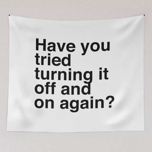 Item preview, Have You Tried a Restart? Funny Tech Question designed and sold by bickspics.