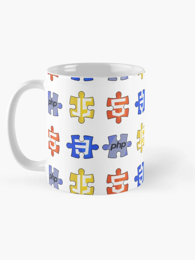 Thumbnail 5 of 6, Coffee Mug, Puzzle html5 css3 javascript php designed and sold by yourgeekside.