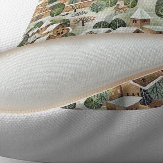 Alternate view of Nativity Throw Pillow