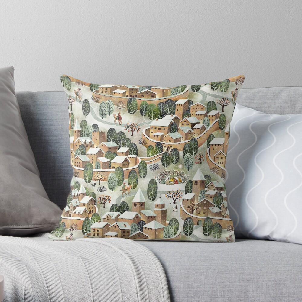 Nativity Throw Pillow