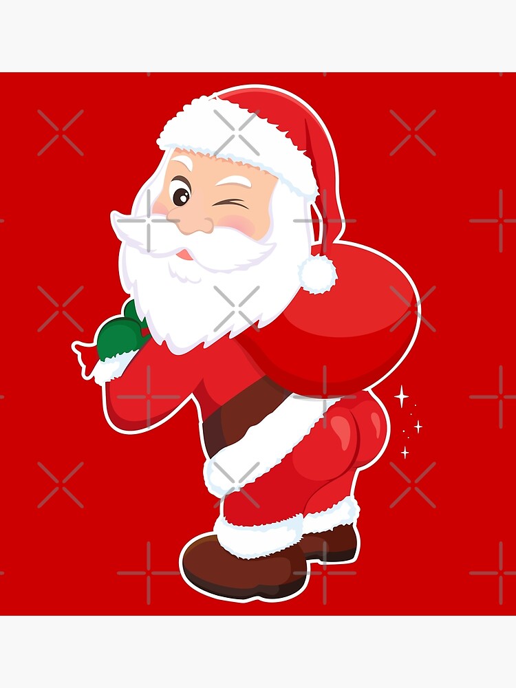 Santa S Butt Photographic Print By Zeno27 Redbubble