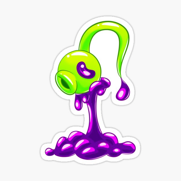 "Goo Peashooter" Sticker for Sale by BatmanPortal14 Redbubble