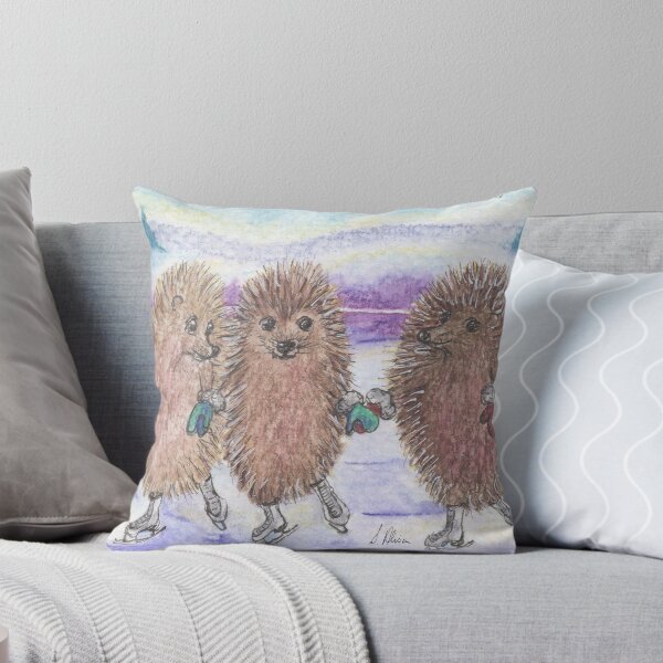 Item preview, Fabulous Ice-Skating Hedgehogs designed and sold by SusanAlisonArt.