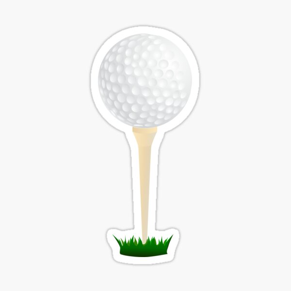 Golf Tee Sticker