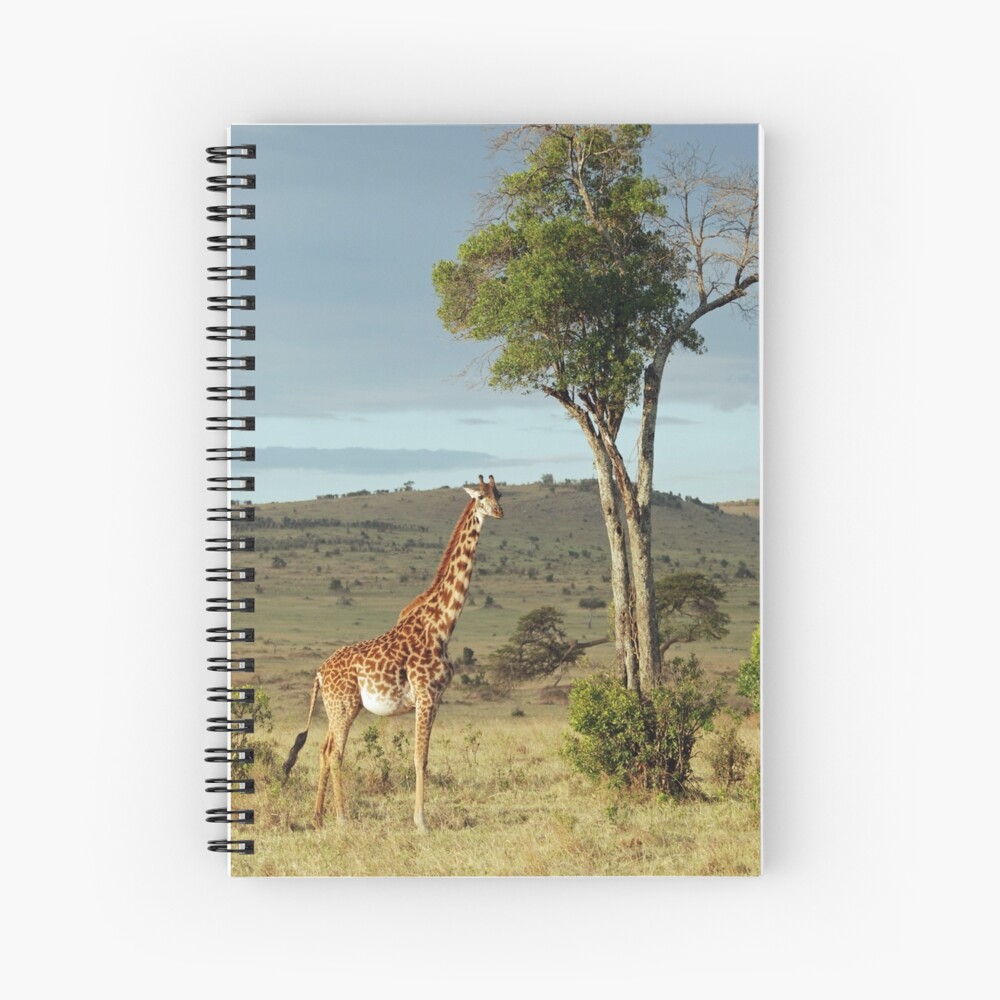 Giraffe - Masai Mara Spiral Notebook
