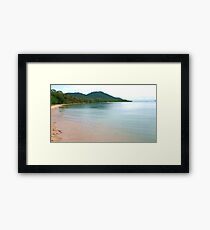Dunk Island Glass, Framed Print