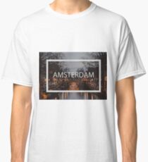Amsterdam print with text Classic T-Shirt