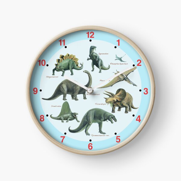 Dinosaur Montage Clock
