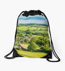 Corton Denham, Somerset, England, UK Drawstring Bag