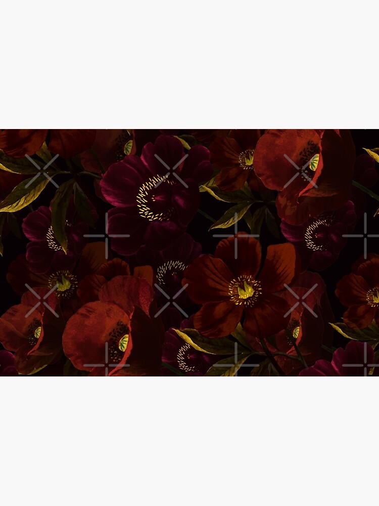 Poppies at night by UtArt